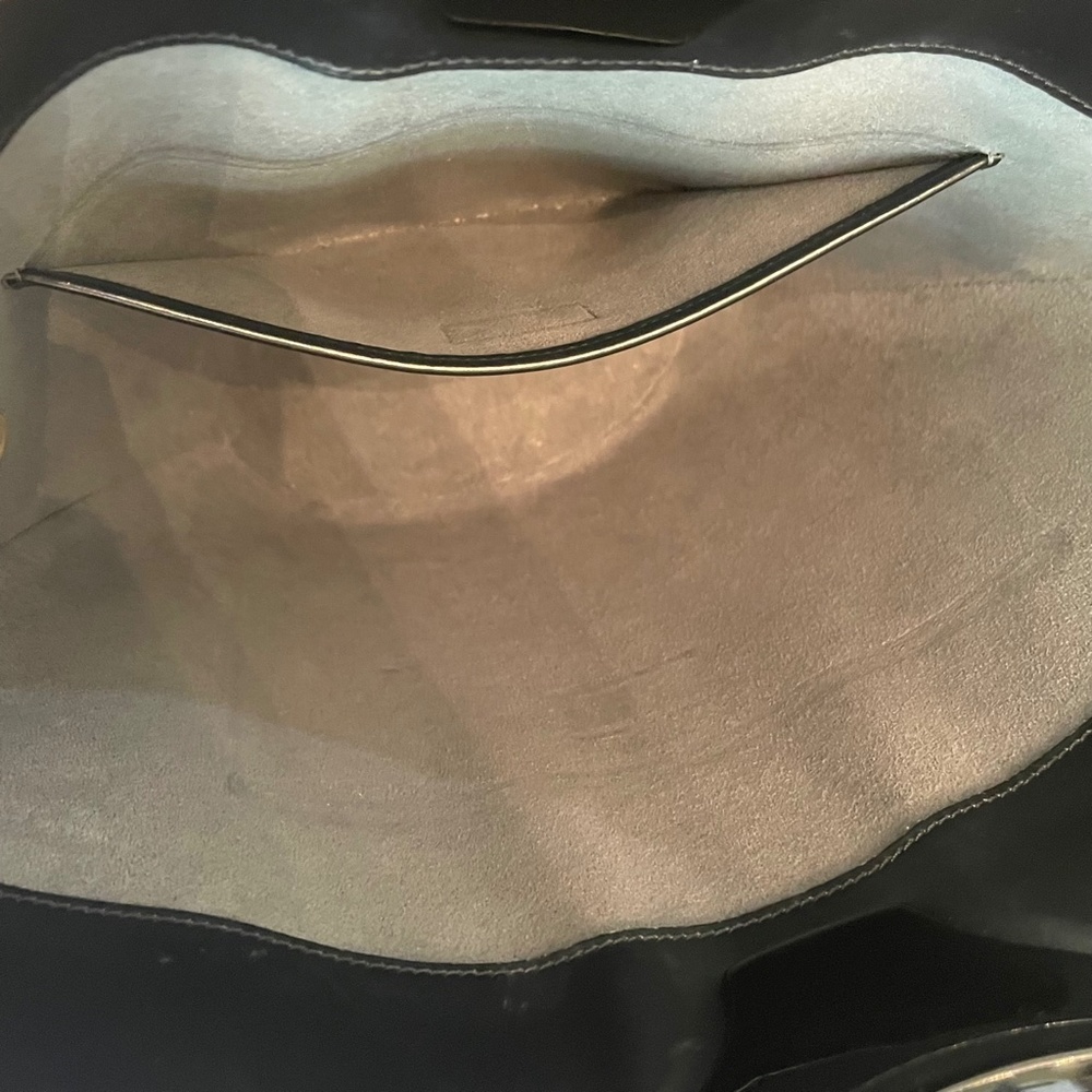 Louis Vuitton Noctambule Epi Tote Black Leather Vintage Lucite Handle - Picture 12 of 16